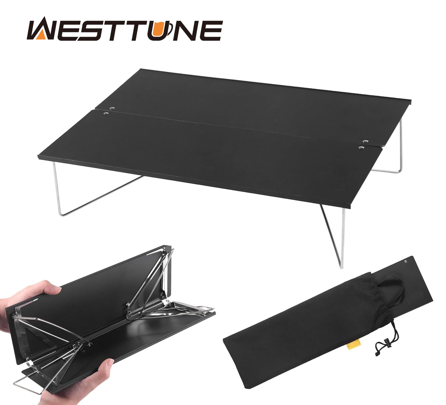 Camping Cooking Table - WESTTUNE Kompakt Mini Kamp Masası Taşınabilir