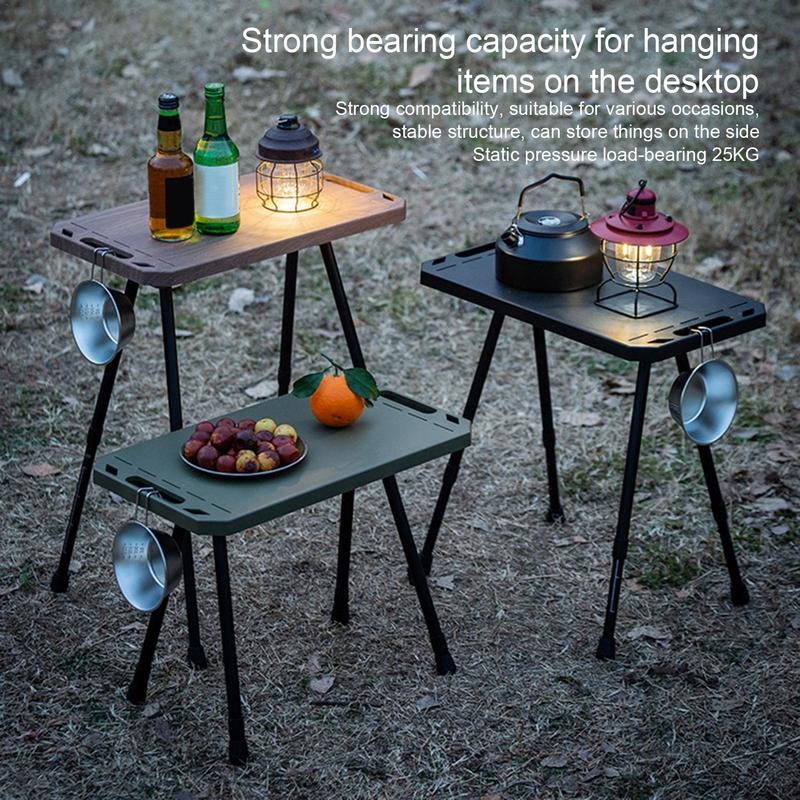 Camping Cooking Table - 96H Taşınabilir Alüminyum Alaşımlı Katlanabilir Kamp