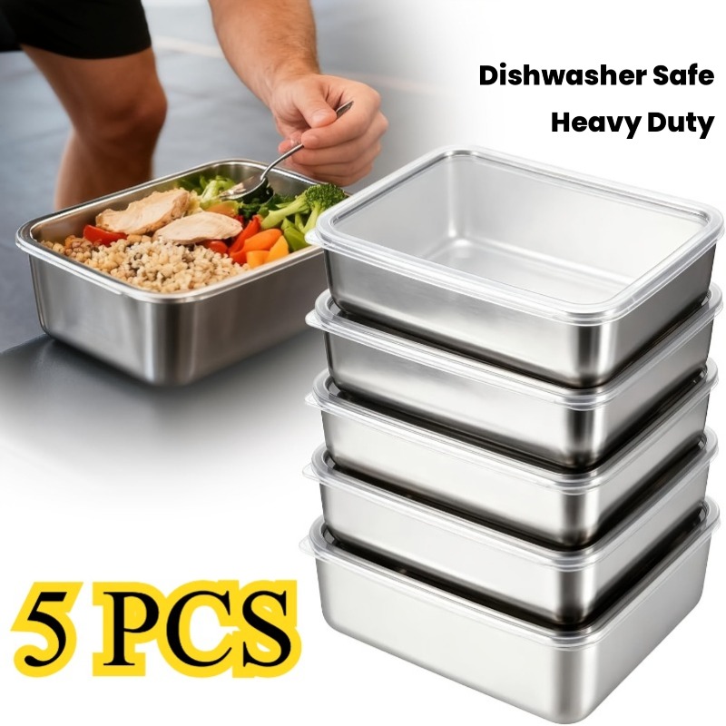 5 adet Paslanmaz Çelik Gıda Ka - Camping Cooking Organizer incelemesi ve fiyatı